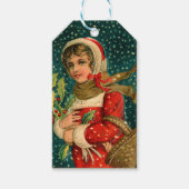 Kerst vakantie cadeau Label Cadeaulabel (Voorkant)