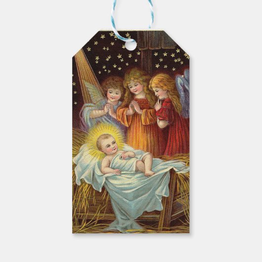 Kerst  vakantie cadeau Label Cadeaulabel (Achterkant)