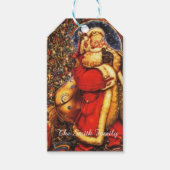 Kerst  vakantie cadeau Label Cadeaulabel (Voorkant)