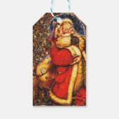 Kerst  vakantie cadeau Label Cadeaulabel (Achterkant)