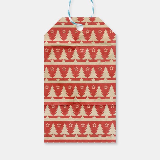 Kerst vakantie cadeau Label Cadeaulabel (Achterkant)