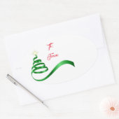 Kerst vakantie cadeau Label Sticker (Envelop)