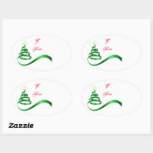 Kerst vakantie cadeau Label Sticker (Vel)