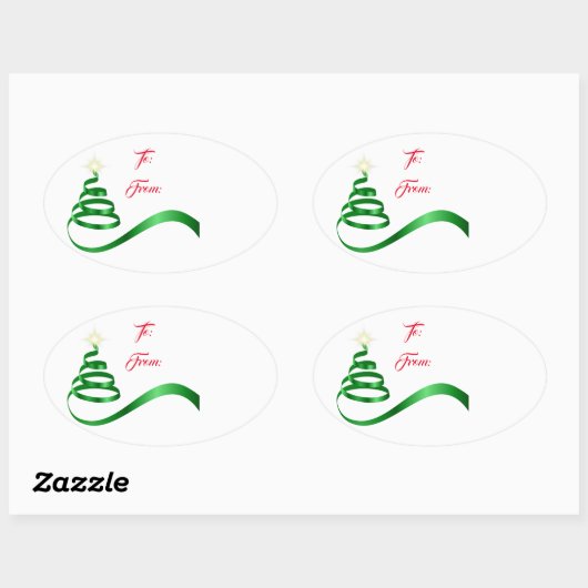 Kerst vakantie cadeau Label Sticker (Vel)