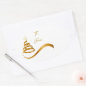 Kerst vakantie cadeau Label Sticker (Envelop)