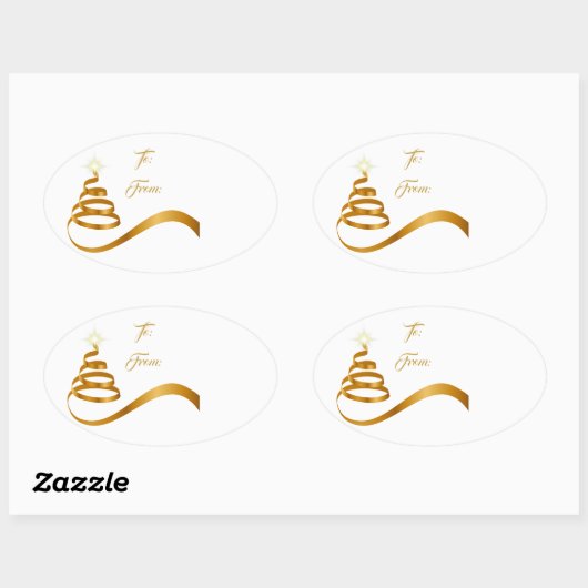 Kerst vakantie cadeau Label Sticker (Vel)