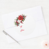 Kerst vakantie cadeau Label Sticker (Envelop)