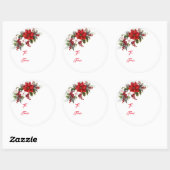 Kerst vakantie cadeau Label Sticker (Vel)