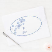 Kerst vakantie cadeau Label Sticker (Envelop)