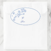 Kerst vakantie cadeau Label Sticker (Tas)