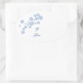 Kerst vakantie cadeau Label Sticker (Tas)