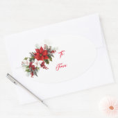 Kerst vakantie cadeau Label Sticker (Envelop)