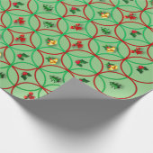 Kerst vakantie geest cadeaupapier (Hoek)