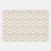 Kerst - Vakantie geometrische spiralen Inpakpapier Vel (Voorkant 2)