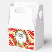 Kerst vakantie gepersonaliseerde cookie behandelen bedankdoosjes (Geopend)