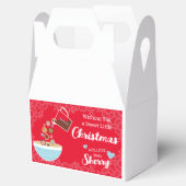 Kerst vakantie gepersonaliseerde cookie behandelen bedankdoosjes (Geopend)