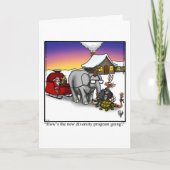 Kerst Vakantie Humor Wenskaart Feestdagen Kaart (Voorkant)