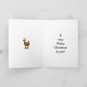 Kerst Vakantie Humor Wenskaart Feestdagen Kaart (Binnen)