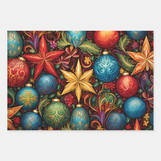 Kerst vakantie inpakpapier (Voorkant)