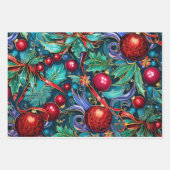 Kerst vakantie inpakpapier (Voorkant)