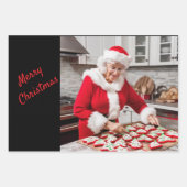 Kerst Vakantie Inpakpapier Set van 3 Vel (Voorkant 2)