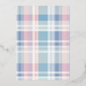 Kerst Vakantie Koffie Mingle Party Folie Uitnodiging (Achterkant)