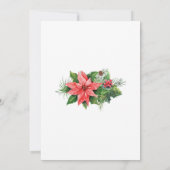 Kerst vakantie koppels douche bruiloft douche kaart (Achterkant)