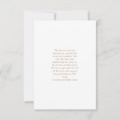 Kerst Vakantie Meisje Baby shower Bedankkaart (Achterkant)