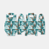 Kerst Vakantie Moose partij gunst box Bedankdoosjes (Uitgevouwen)