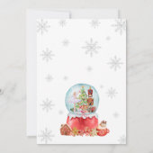 Kerst Vakantie Notenkraker Diner uitnodiging (Achterkant)