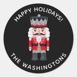 Kerst Vakantie Notenkraker Sticker