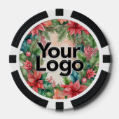 Kerst Vakantie Poker Party Zakelijk Poker Chips (Voorkant)