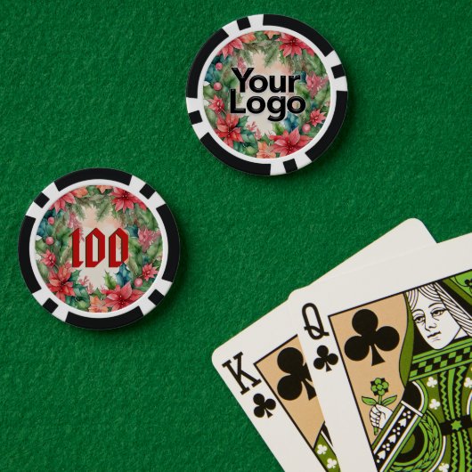 Kerst Vakantie Poker Party Zakelijk Poker Chips (Pokertafel (Dubbel))