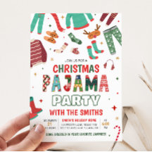 Kerst vakantie pyjama feest