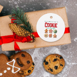 Kerst Vakantie Rood Groen Cookie Exchange Party Bedankjes Labels
