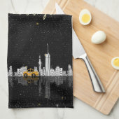 Kerst Vakantie Seizoensgebonden Decor Kussen Theedoek (Quarter Fold)