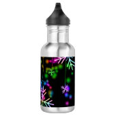 Kerst vallen verschillende neon kleuren sneeuwvlok waterfles  (Rechts)