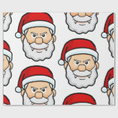 kerst vampier santa cadeaupapier (Vlak)