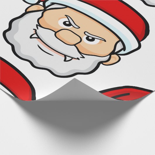 kerst vampier santa cadeaupapier (Hoek)