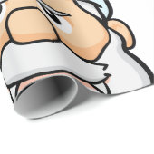 kerst vampier santa cadeaupapier (Rol Hoek)