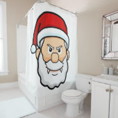 kerst vampier santa douchegordijn (In situ)