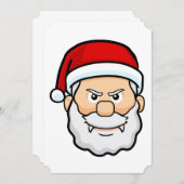 kerst vampier santa kaart (Voorkant / Achterkant)