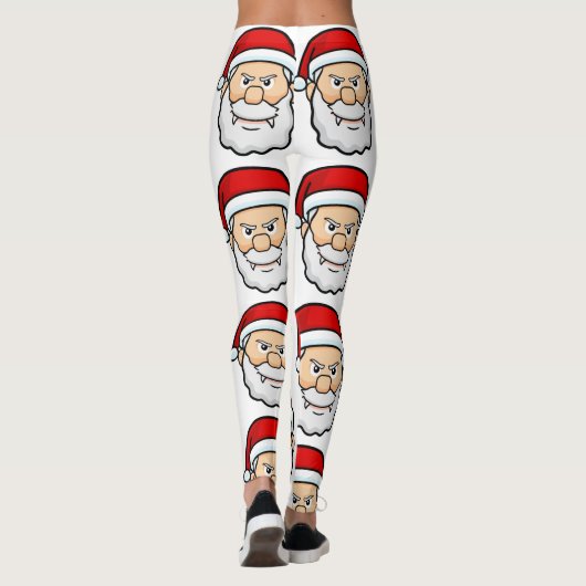 kerst vampier santa leggings (Achterkant)