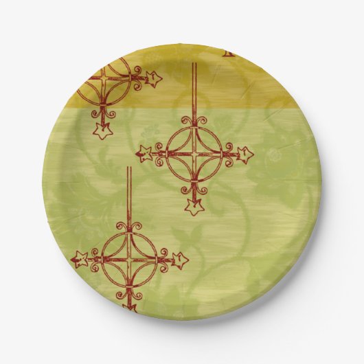  kerst van 70 jaar papieren bordje (Voorkant)