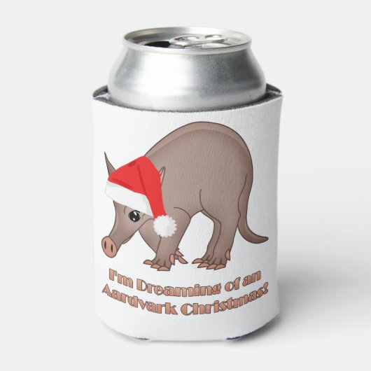 Kerst van Aardvark Blikjeskoeler (Blikje Voorkant)