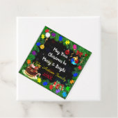 Kerst van autisme bedankjes labels (In situ)