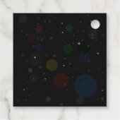 Kerst van autisme bedankjes labels (Achterkant)