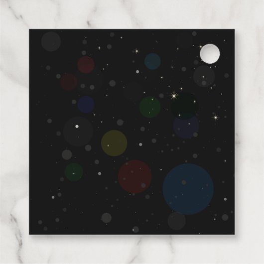 Kerst van autisme bedankjes labels (Achterkant)