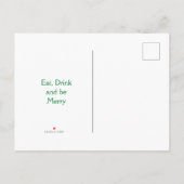 Kerst van autisme uitnodiging briefkaart (Achterkant)