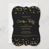 Kerst van Black and Gold Confetti Company Kaart (Voorkant)